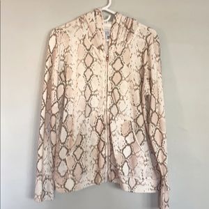 Peyton Jensen zip up sweatshirt